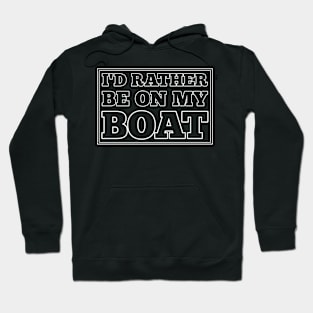 Boat Captain Boating Hoodie